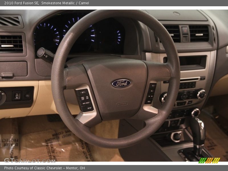 Smokestone Metallic / Camel 2010 Ford Fusion SE