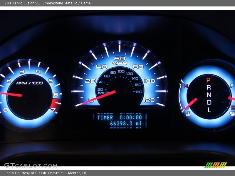 Smokestone Metallic / Camel 2010 Ford Fusion SE