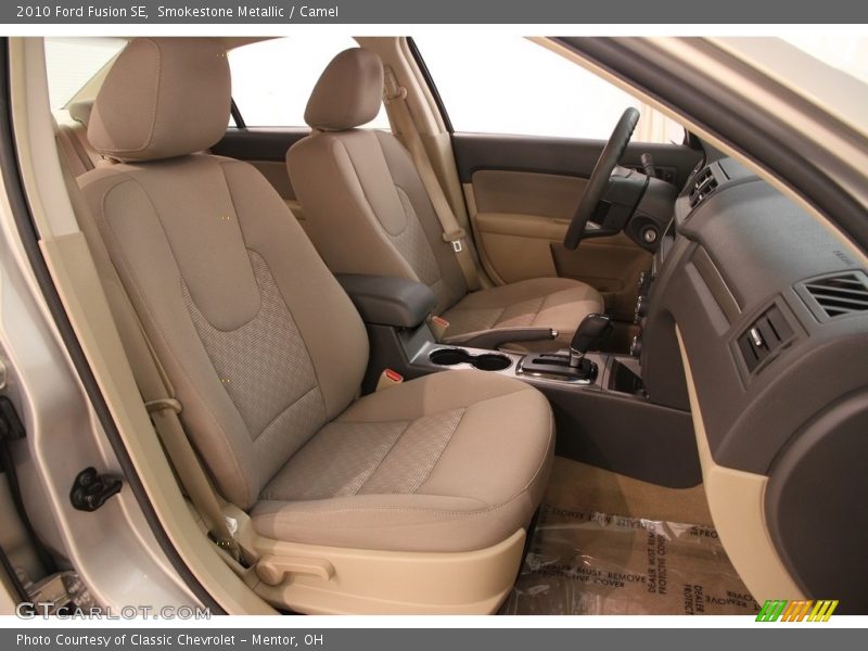 Smokestone Metallic / Camel 2010 Ford Fusion SE
