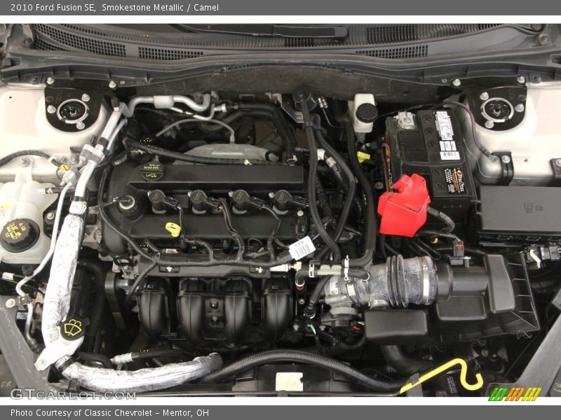 Smokestone Metallic / Camel 2010 Ford Fusion SE