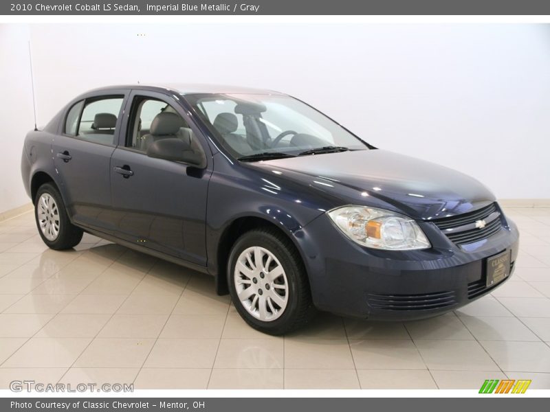 Imperial Blue Metallic / Gray 2010 Chevrolet Cobalt LS Sedan