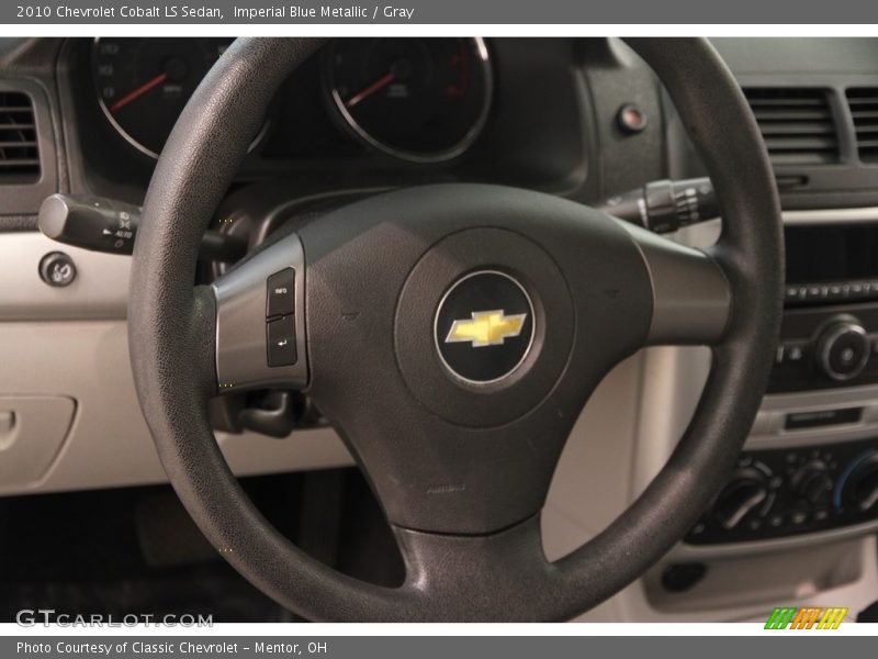 Imperial Blue Metallic / Gray 2010 Chevrolet Cobalt LS Sedan
