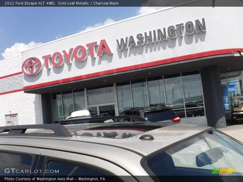 Gold Leaf Metallic / Charcoal Black 2012 Ford Escape XLT 4WD