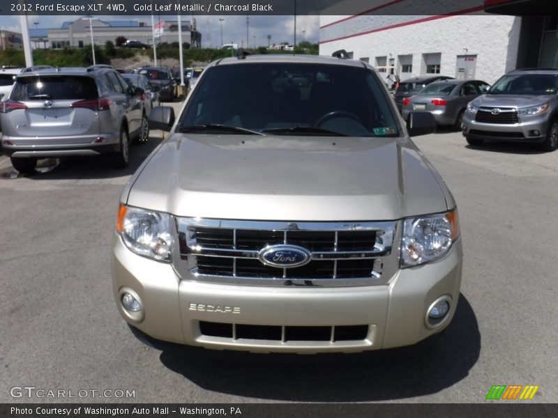 Gold Leaf Metallic / Charcoal Black 2012 Ford Escape XLT 4WD