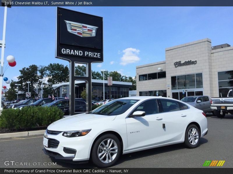 Summit White / Jet Black 2016 Chevrolet Malibu LT