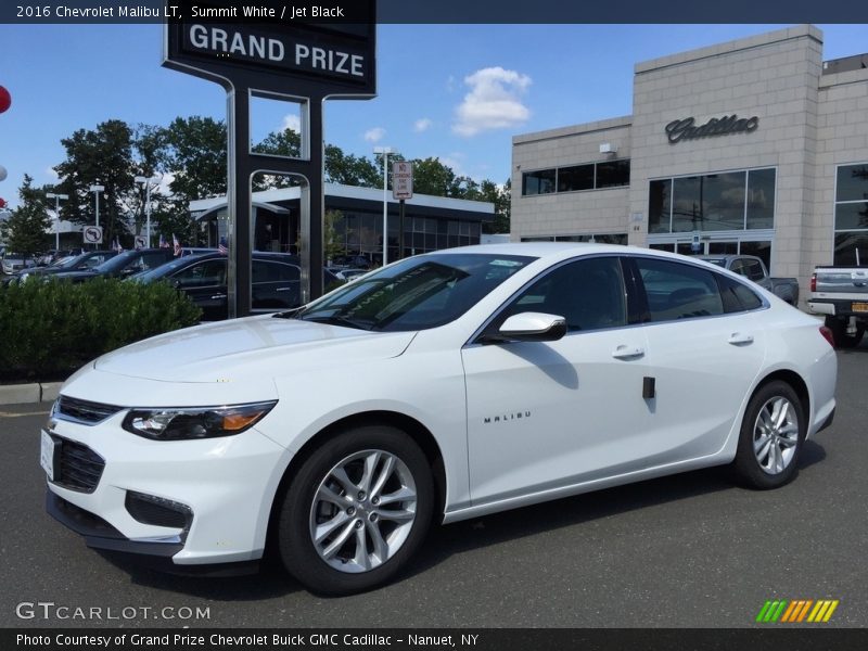 Summit White / Jet Black 2016 Chevrolet Malibu LT