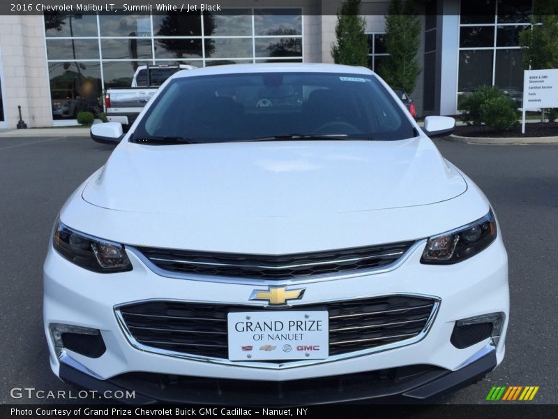 Summit White / Jet Black 2016 Chevrolet Malibu LT