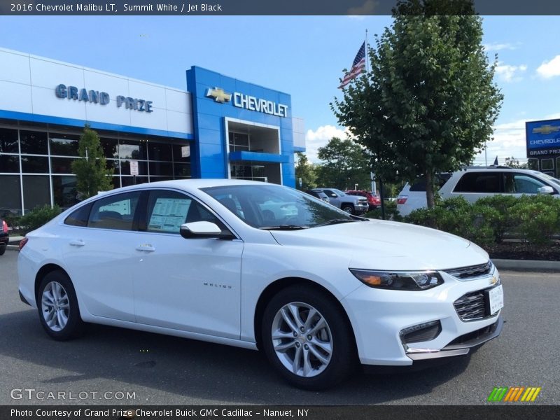 Summit White / Jet Black 2016 Chevrolet Malibu LT