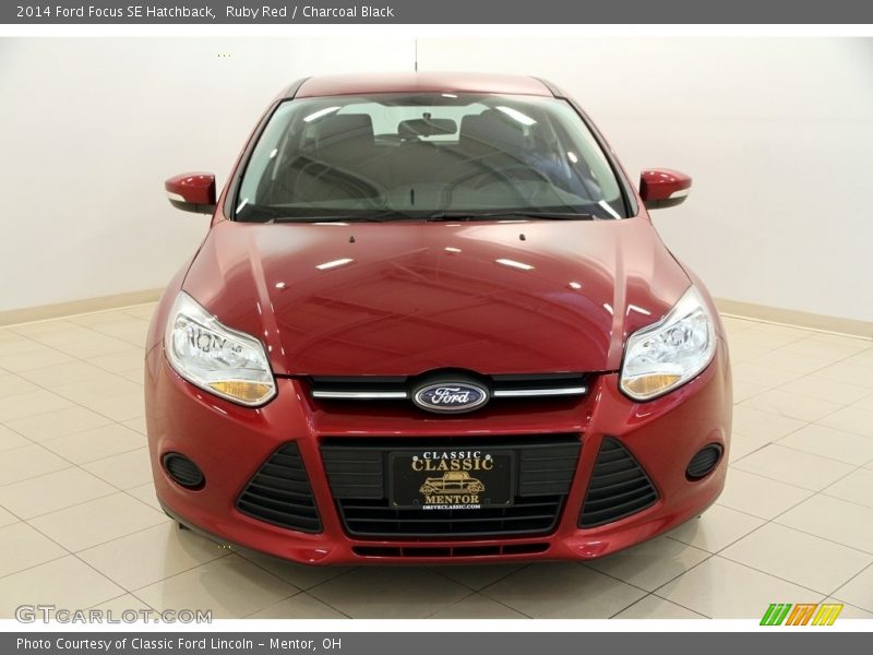 Ruby Red / Charcoal Black 2014 Ford Focus SE Hatchback