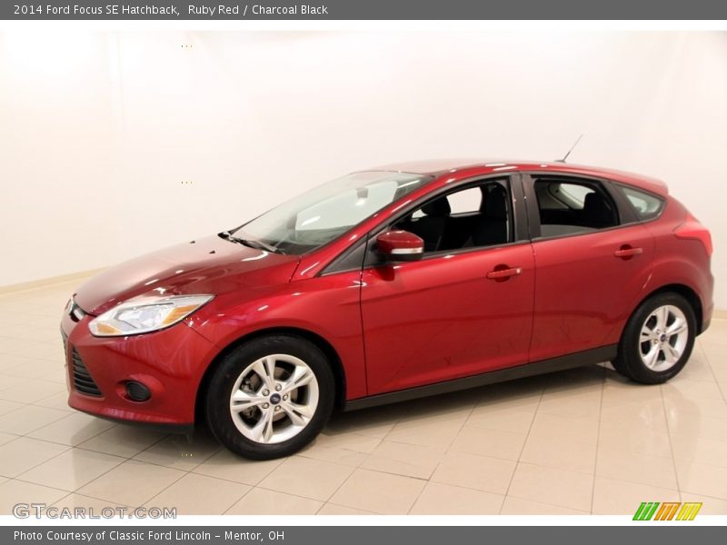 Ruby Red / Charcoal Black 2014 Ford Focus SE Hatchback
