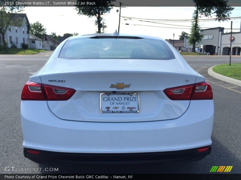 Summit White / Jet Black 2016 Chevrolet Malibu LT