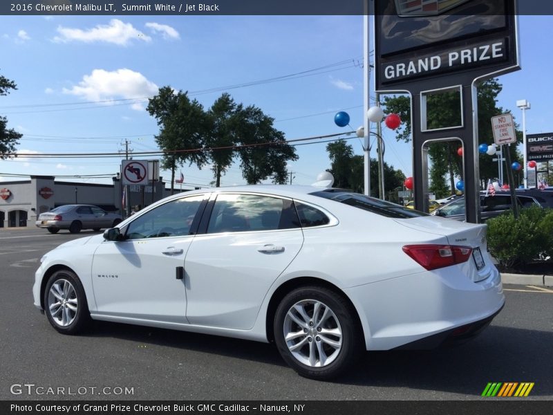 Summit White / Jet Black 2016 Chevrolet Malibu LT