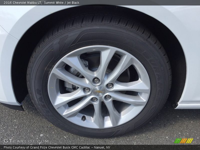 Summit White / Jet Black 2016 Chevrolet Malibu LT