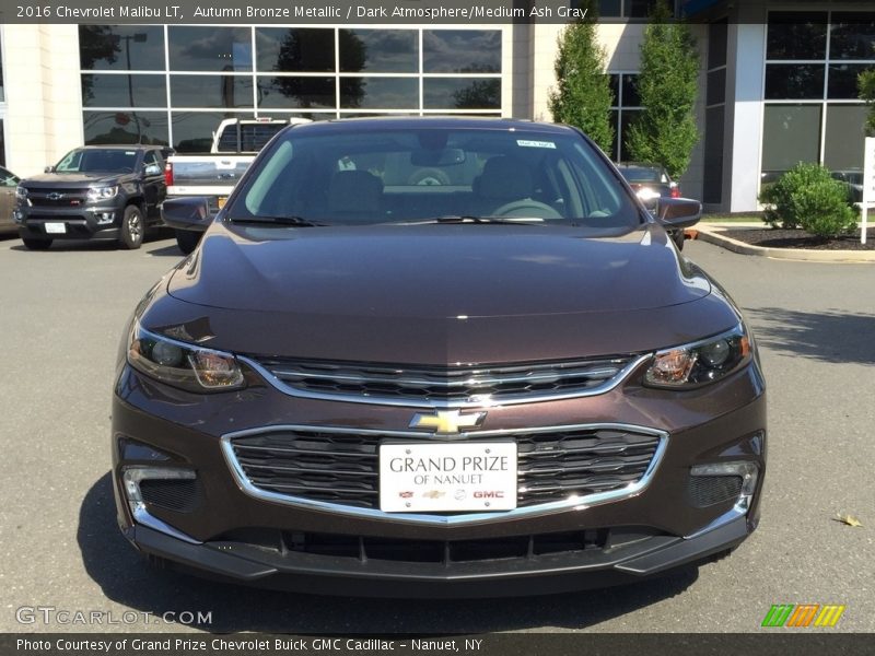 Autumn Bronze Metallic / Dark Atmosphere/Medium Ash Gray 2016 Chevrolet Malibu LT