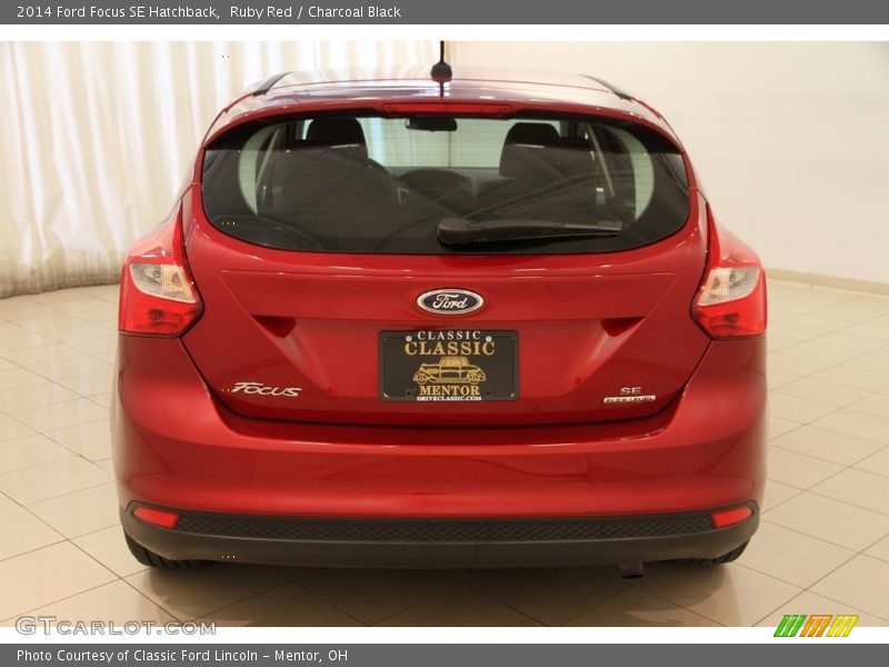 Ruby Red / Charcoal Black 2014 Ford Focus SE Hatchback