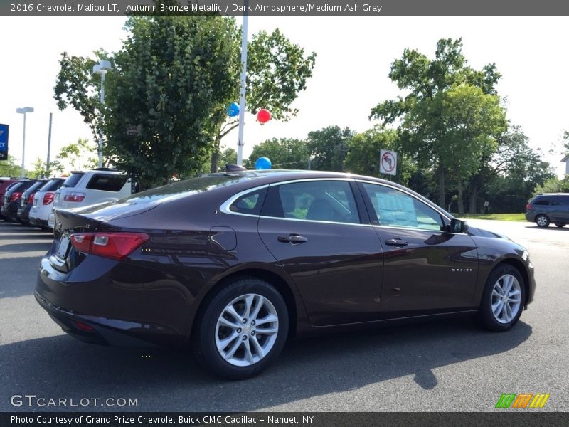 Autumn Bronze Metallic / Dark Atmosphere/Medium Ash Gray 2016 Chevrolet Malibu LT