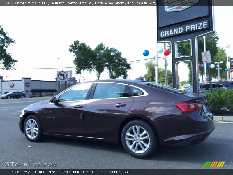 Autumn Bronze Metallic / Dark Atmosphere/Medium Ash Gray 2016 Chevrolet Malibu LT