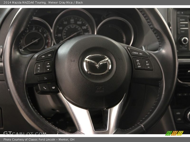 Meteor Gray Mica / Black 2014 Mazda MAZDA6 Touring