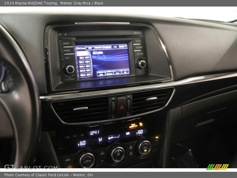 Meteor Gray Mica / Black 2014 Mazda MAZDA6 Touring