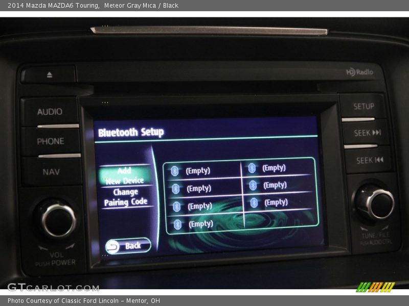 Meteor Gray Mica / Black 2014 Mazda MAZDA6 Touring
