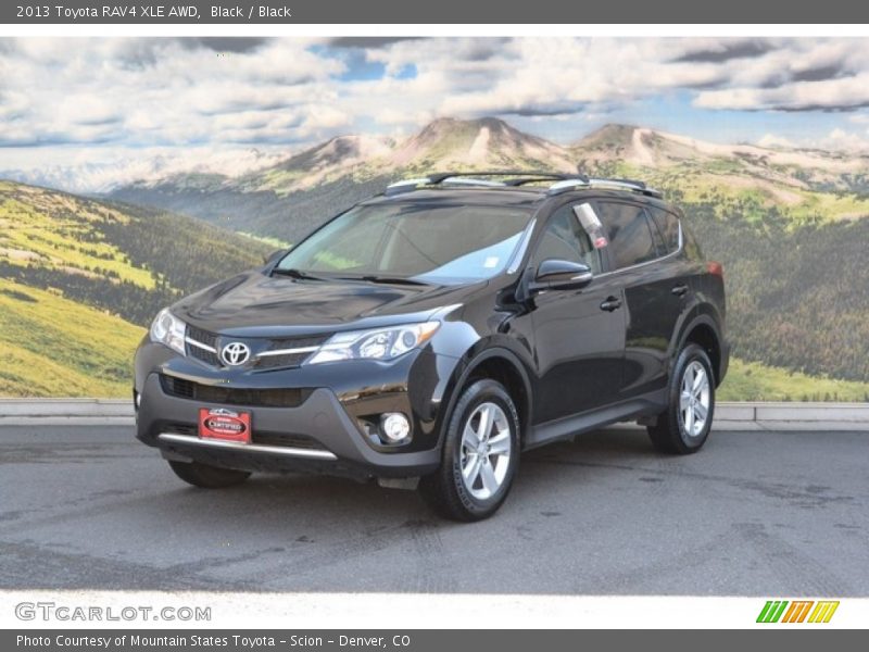 Black / Black 2013 Toyota RAV4 XLE AWD