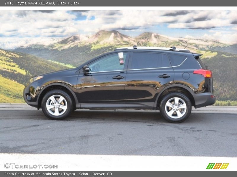 Black / Black 2013 Toyota RAV4 XLE AWD