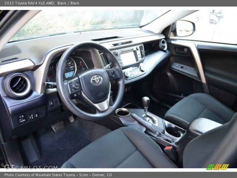 Black / Black 2013 Toyota RAV4 XLE AWD