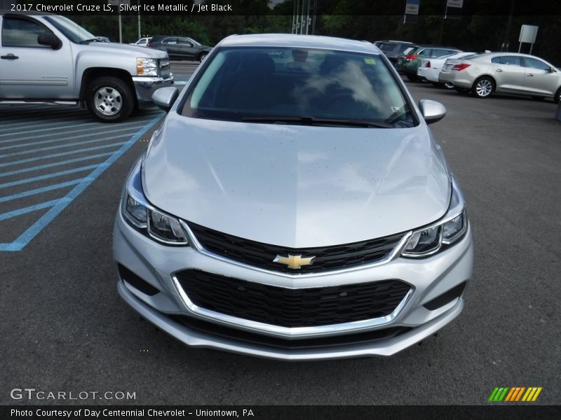 Silver Ice Metallic / Jet Black 2017 Chevrolet Cruze LS