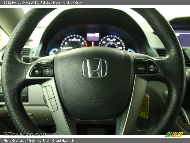 Polished Metal Metallic / Gray 2012 Honda Odyssey EX