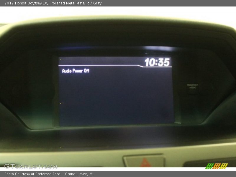 Polished Metal Metallic / Gray 2012 Honda Odyssey EX