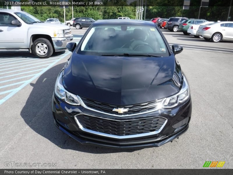 Mosaic Black Metallic / Jet Black 2017 Chevrolet Cruze LS
