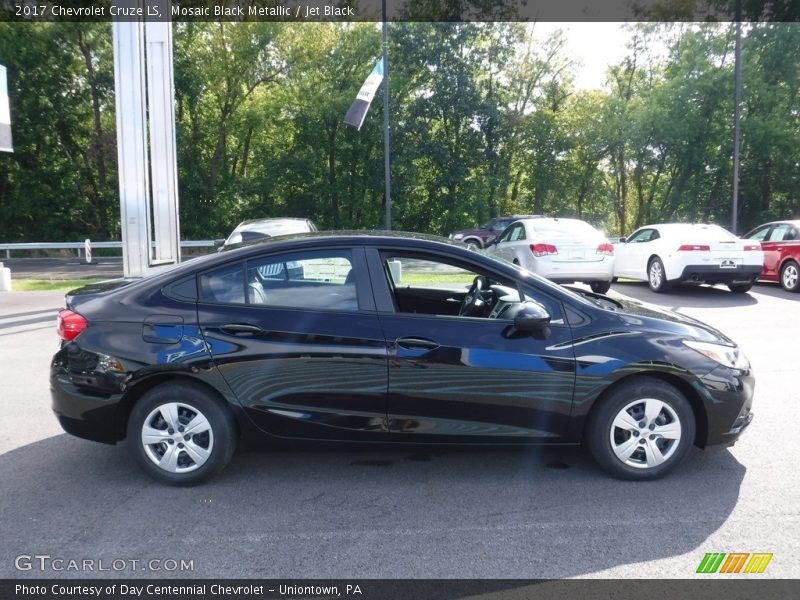 Mosaic Black Metallic / Jet Black 2017 Chevrolet Cruze LS