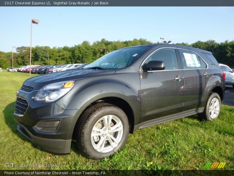 Nightfall Gray Metallic / Jet Black 2017 Chevrolet Equinox LS