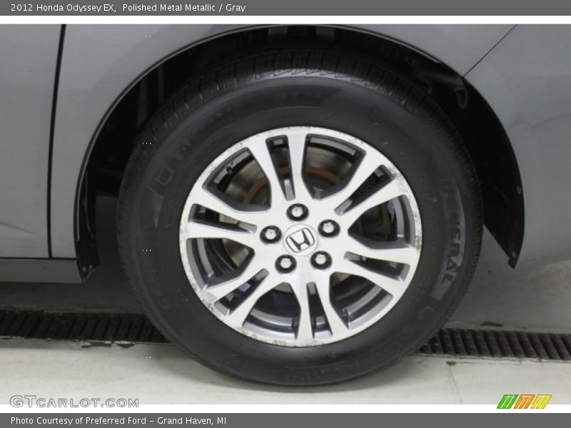 Polished Metal Metallic / Gray 2012 Honda Odyssey EX