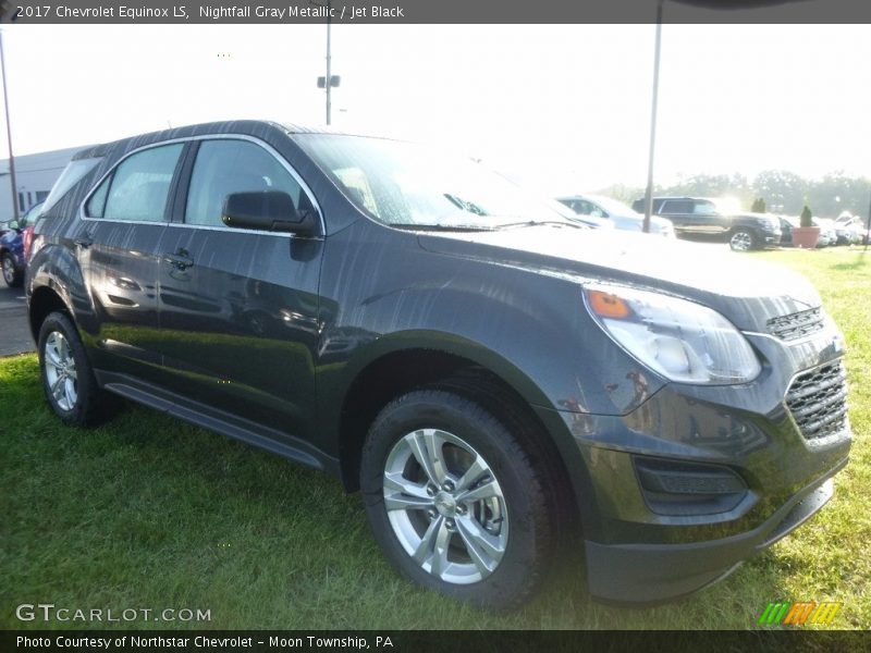 Nightfall Gray Metallic / Jet Black 2017 Chevrolet Equinox LS