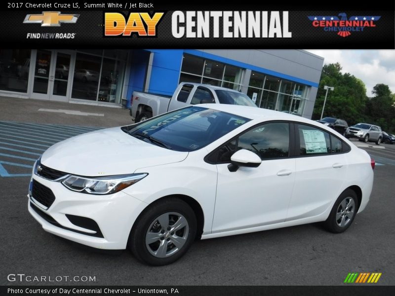 Summit White / Jet Black 2017 Chevrolet Cruze LS