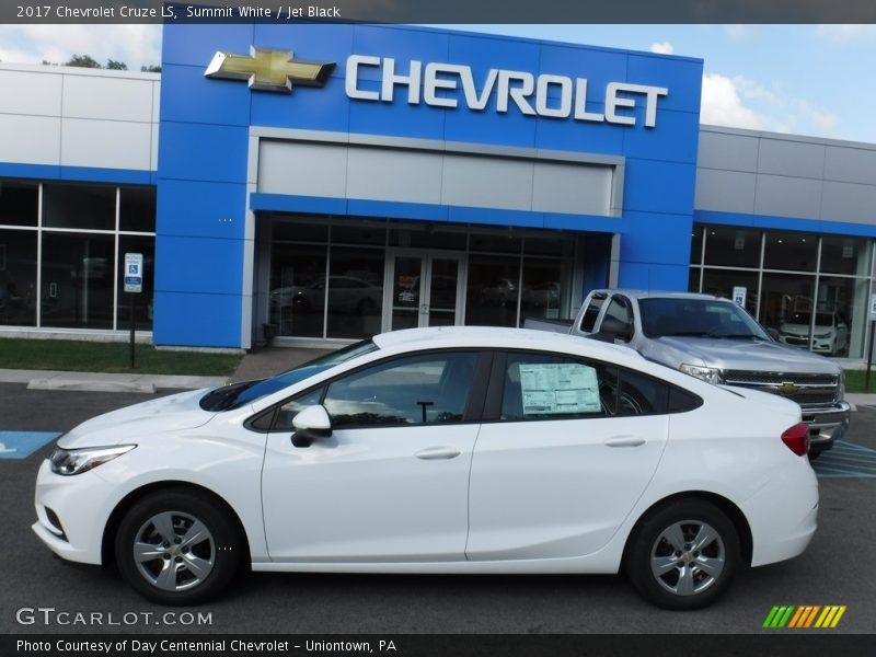 Summit White / Jet Black 2017 Chevrolet Cruze LS