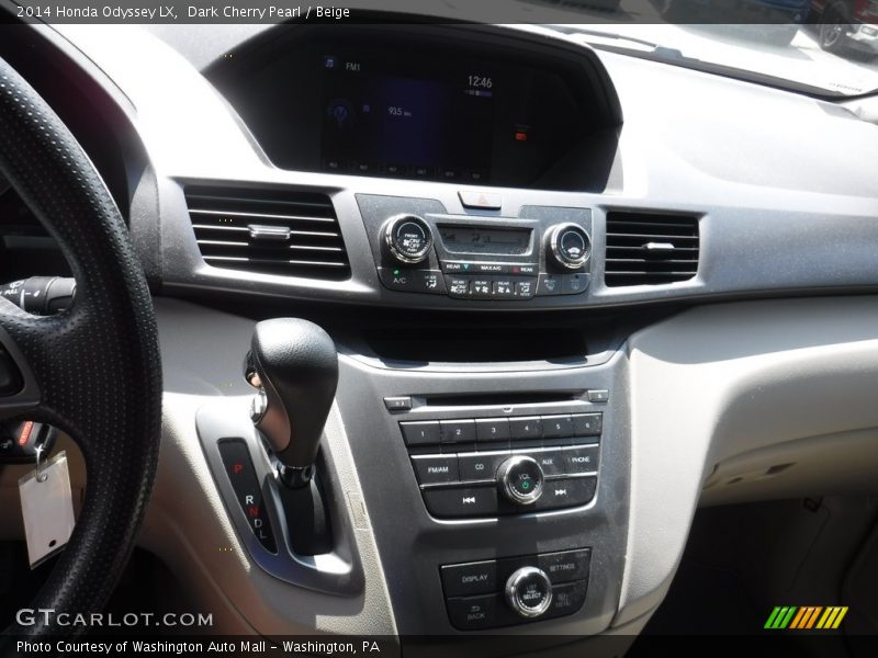 Dark Cherry Pearl / Beige 2014 Honda Odyssey LX