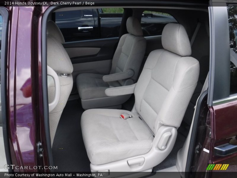 Dark Cherry Pearl / Beige 2014 Honda Odyssey LX