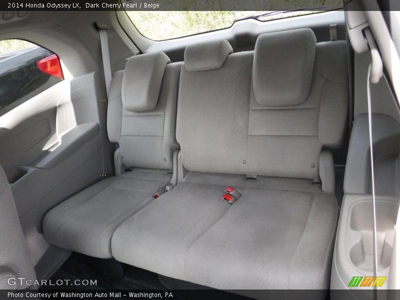 Dark Cherry Pearl / Beige 2014 Honda Odyssey LX
