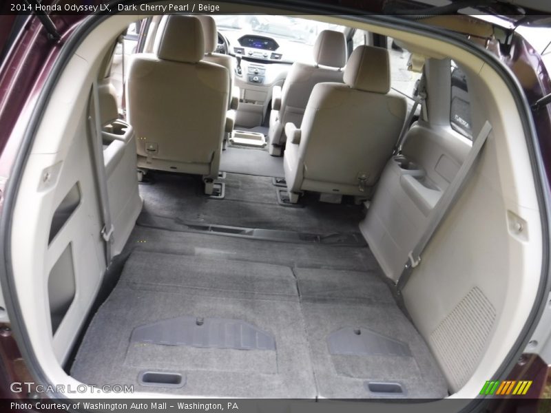 Dark Cherry Pearl / Beige 2014 Honda Odyssey LX