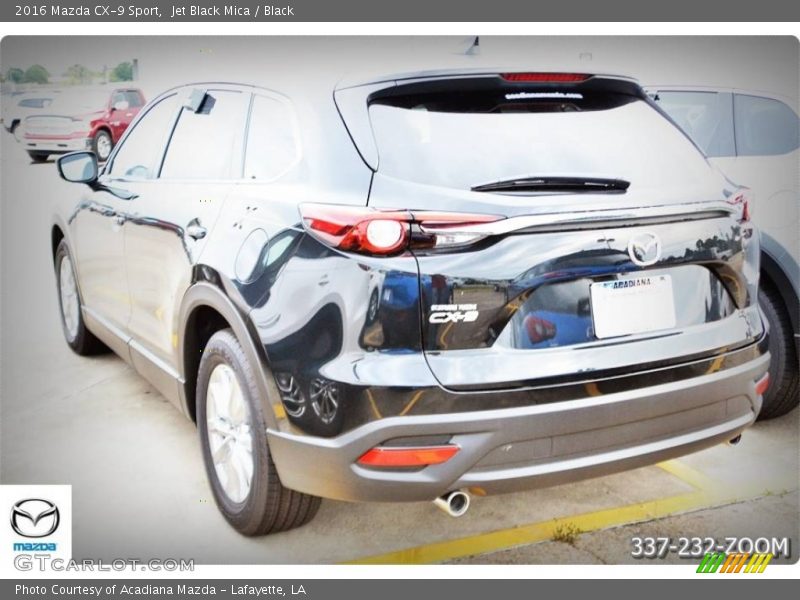 Jet Black Mica / Black 2016 Mazda CX-9 Sport
