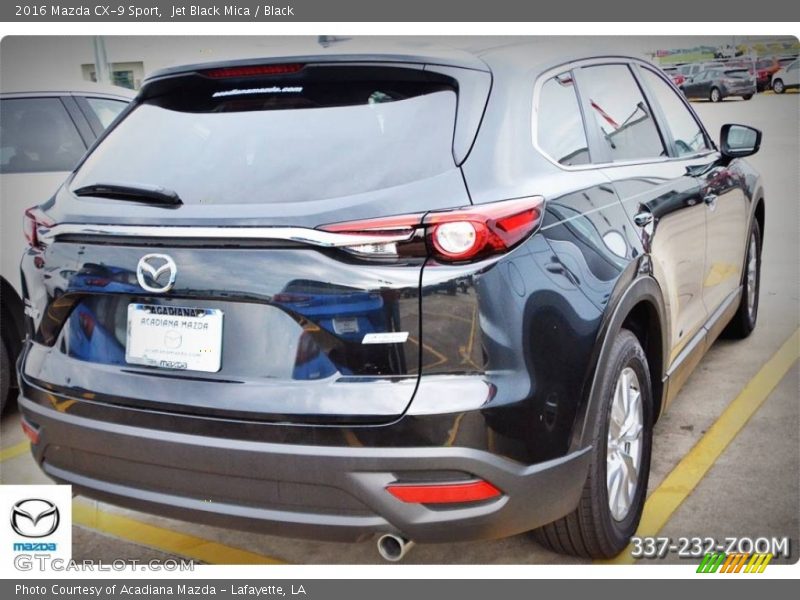 Jet Black Mica / Black 2016 Mazda CX-9 Sport