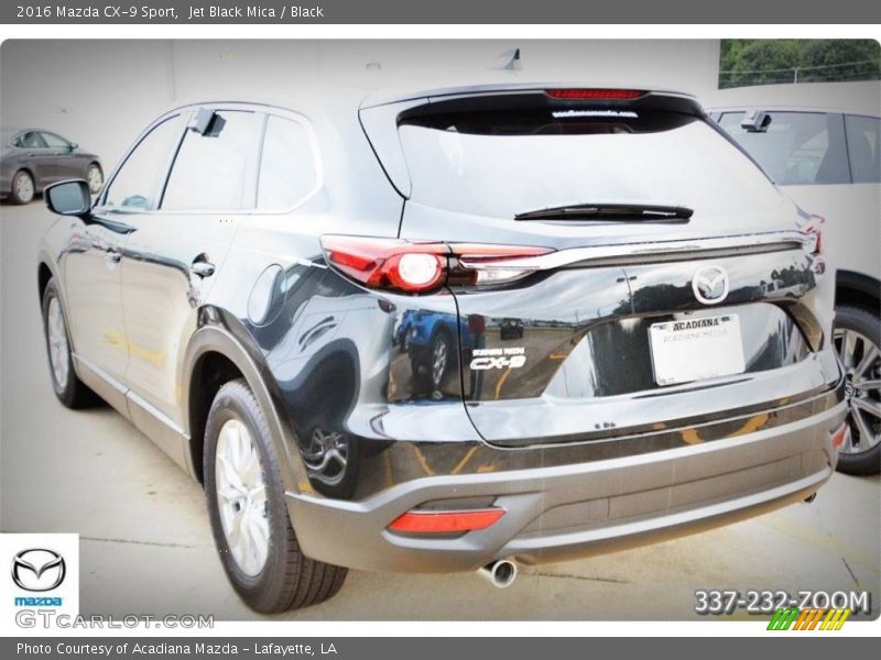 Jet Black Mica / Black 2016 Mazda CX-9 Sport