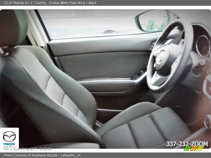 Crystal White Pearl Mica / Black 2016 Mazda CX-5 Touring