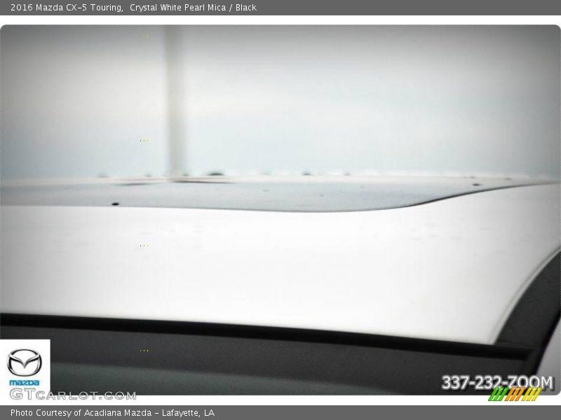 Crystal White Pearl Mica / Black 2016 Mazda CX-5 Touring