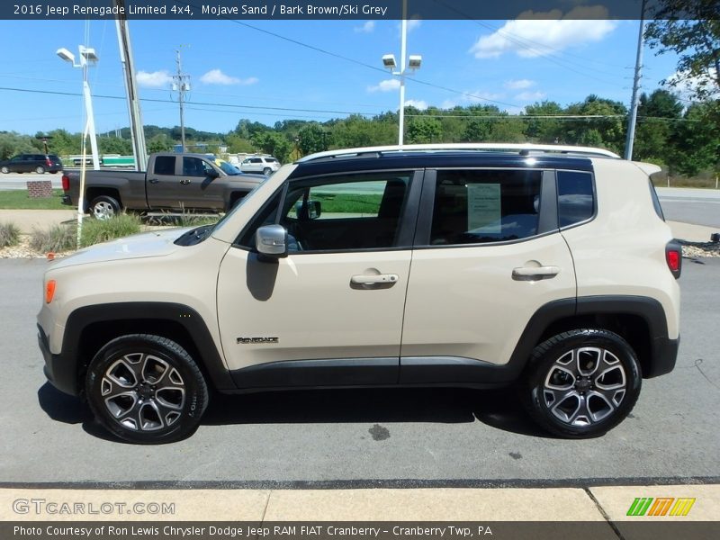 Mojave Sand / Bark Brown/Ski Grey 2016 Jeep Renegade Limited 4x4