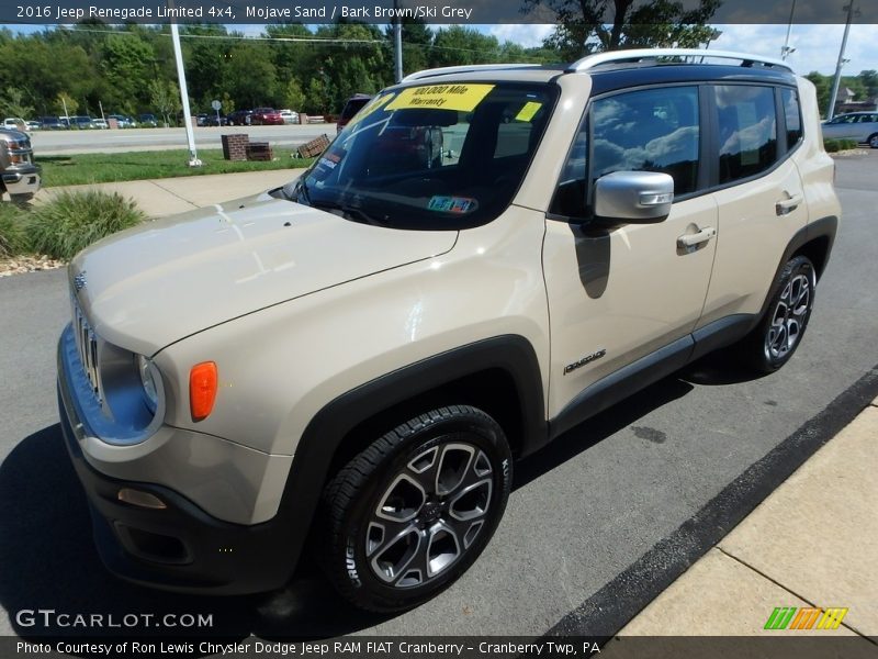 Mojave Sand / Bark Brown/Ski Grey 2016 Jeep Renegade Limited 4x4