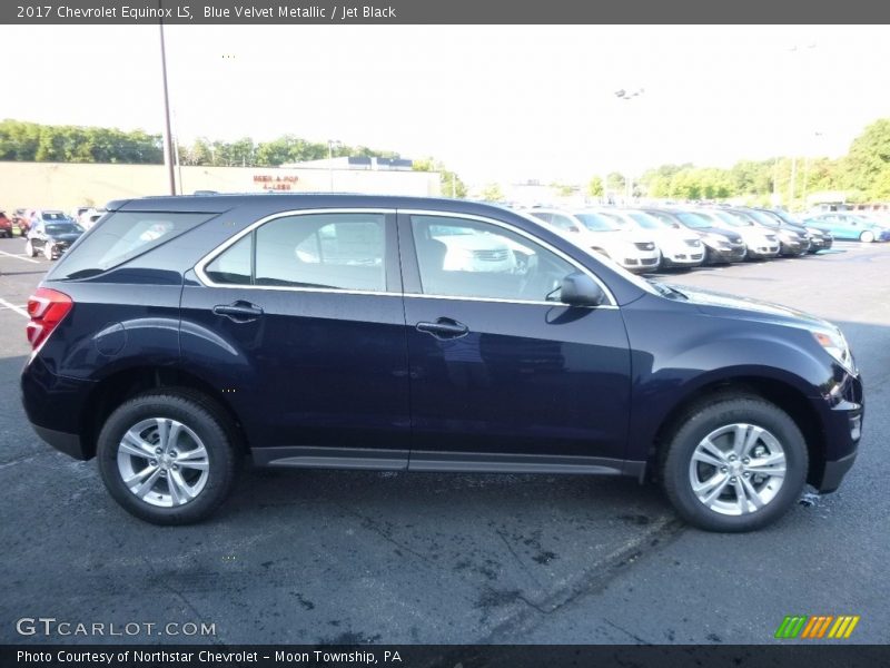 Blue Velvet Metallic / Jet Black 2017 Chevrolet Equinox LS