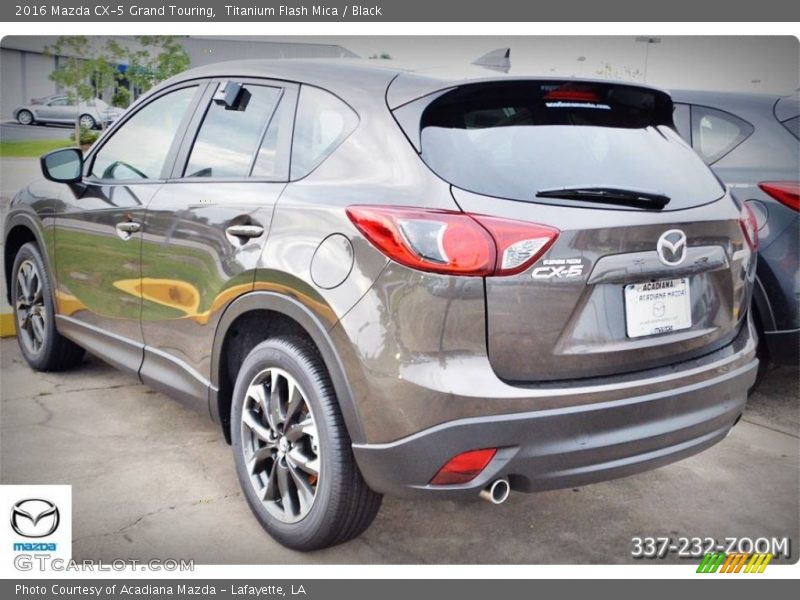 Titanium Flash Mica / Black 2016 Mazda CX-5 Grand Touring